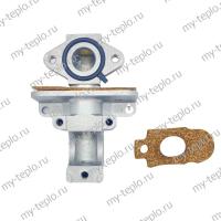 Фланец с прокладкой рампы подачи газа в сборе для котла Baxi ECOFOUR 24 F (flanecBaxiECOF24F)